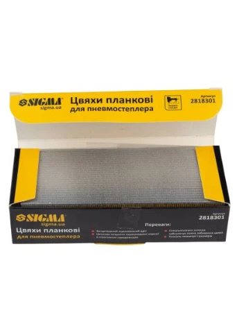 Гвозди планочные 30x1.25x1мм для пневмостеплера 5000шт (2818301) Sigma планкові 30x1.25x1мм для пневмостеплера 5000шт (380246217)