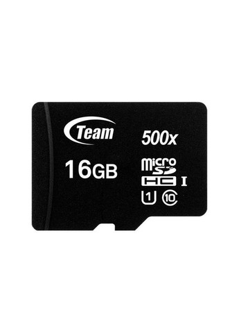 Карта пам`ятi MicroSDHC 16GB UHS-I Class 10 Black + SD-adapter (TUSDH16GCL10U03) Team (342400357)