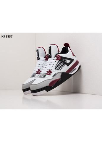 Цветные демисезонные кроссовки мужские nike x psg air jordan 4 retro найк No Brand