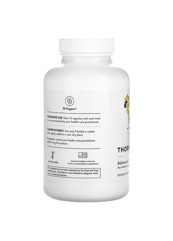 Улучшенные пищеварительные ферменты, Advanced Digestive Enzymes,, 180 капсул Thorne Research (326054096)