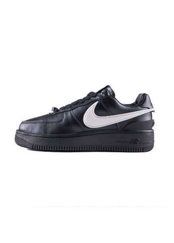Чорні Осінні кросівки чоловічі nike air force 1 low x ambush black найк аір форс 1 преміум No Brand