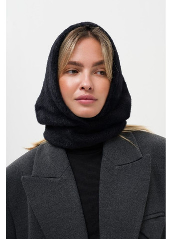 Жіночий вовняний капор Meteora Black Without (365065996)