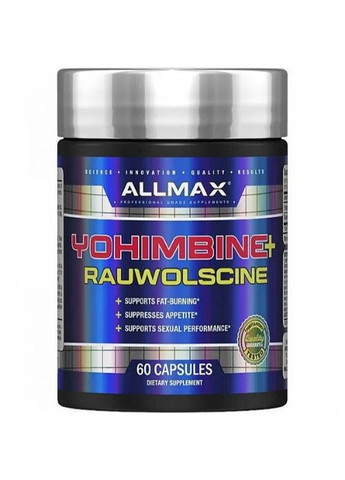 Yohimbine + Rauwolscine 60 Caps ALLMAX Nutrition (281371893)