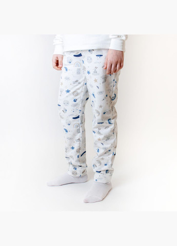 Комбинированная детская пижама с начесом dexter`s moon bunny dexter's