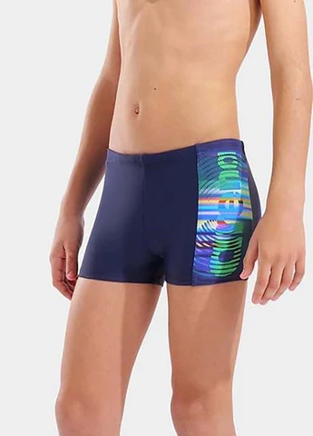 Плавки-боксери для хлопчиків LIT LOGO SWIM SHORT Синій Arena (395629353)