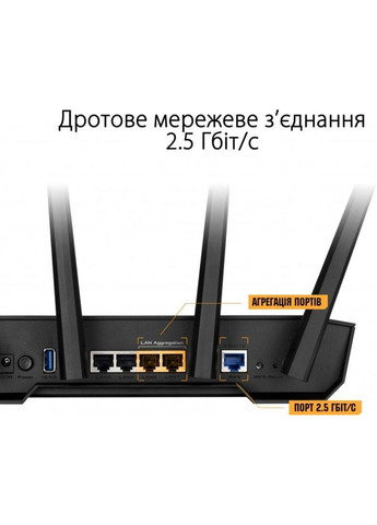 Беспроводной маршрутизатор TUF Gaming AX3000 V2 (TUFAX3000 V2) (90IG0790-MO3B00) Asus (315029954)