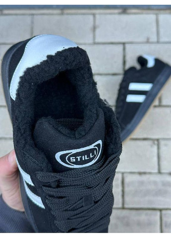 Чорні кеди чоловічі зимові чорні (hb680-8) 45 Stilli
