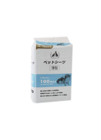 Пелюшки Basic Японський стиль для собак 60х44см, 100 шт, W100 All-Absorb (278308591)