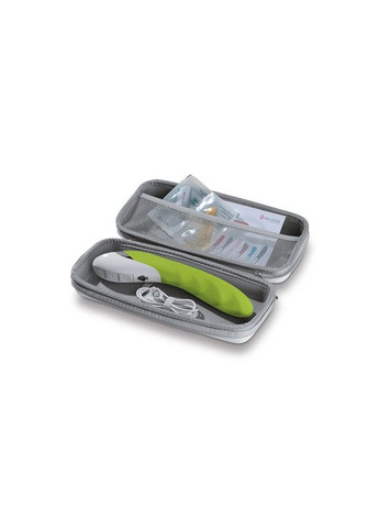 Мощный вибратор Sassy Simon Green с двумя моторами и стимулирующим рельефом Mystim (369947545)