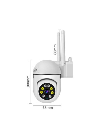 IP-камера поворотная XON SmartCam Wi-Fi 1080P (UCWEW21VW 7409) Белая XON E-Tech (303726343)
