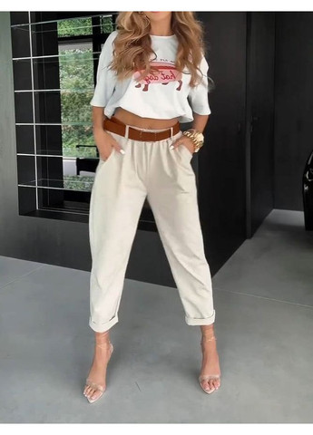 Зручні штани які гарантують комфорт та стиль Пояс в комплекті No Brand (354700086)