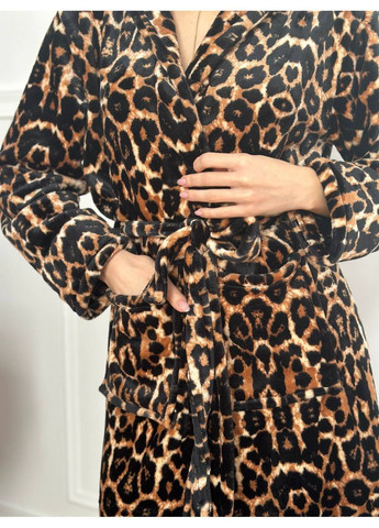 Халат женский домашний теплый No Brand (370300543)