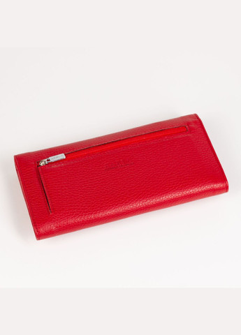 Великий жіночий гаманець 114646 червоний з натуральної шкіри Karya (261481929)