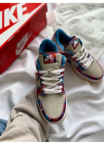 КРОСІВКИ ЖІНОЧІ NIKE SB DUNK LOW PARA MULTI COLOR НАЙК СБ ДАНК No Brand комбіновані демісезони (368869678)