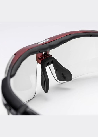 Очки спортивные Polarized UV400 5 линз велосипедные Черно-красные (ZC050412) Rockbros (333707672)
