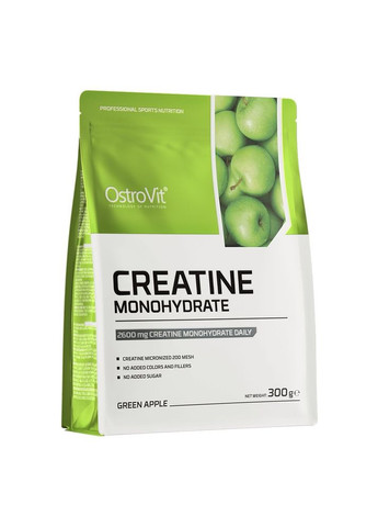 Креатин Creatine, 300 грам - Зелене яблуко Ostrovit (324418421)