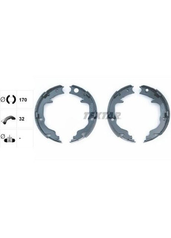 Комплект гальмівних колодок 91073400 Textar (361942651)