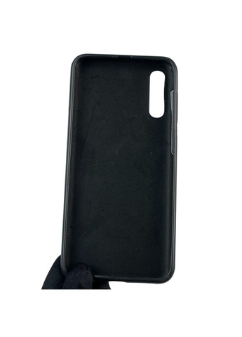 Чехол для Galaxy A50s (SM-A507F) силиконовый с микрофиброй нескользящий на самсунг а50с черный Samsung (366389195)
