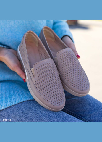 Бежевые мокасины Vakko