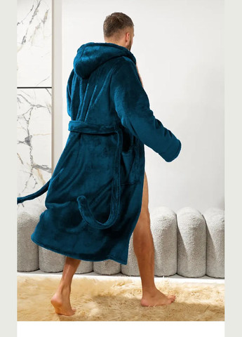 Халат махровий чоловічий довгий, теплий No Brand халат (302970884)