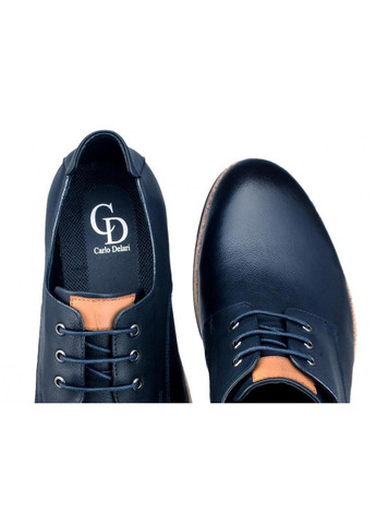 Темно-синие туфли 7171221 45 цвет тёмно-синий Carlo Delari
