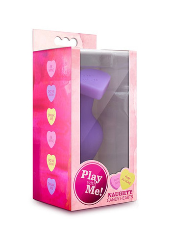 Анальна пробка PLAY WITH ME CANDY HEART DO ME PURPLE Blush (306441466)
