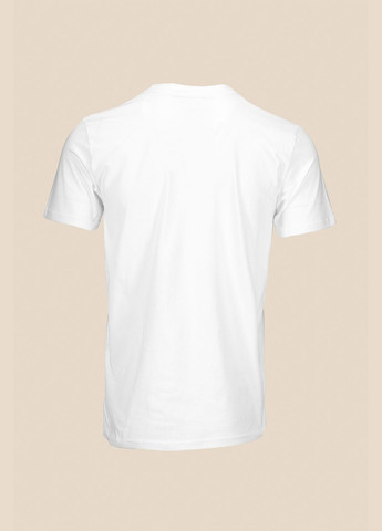 Белая футболка "герб черный" LAWA
