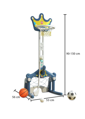 Дитячий ігровий набір "Корона" "Баскетбол та гольф" із кільцем та м'ячами " " Том.М (346489163)