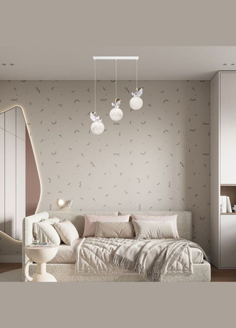 Детская подвесная люстра "Космические астронавты" (82-150-3(500) SM) No Brand (370071670)