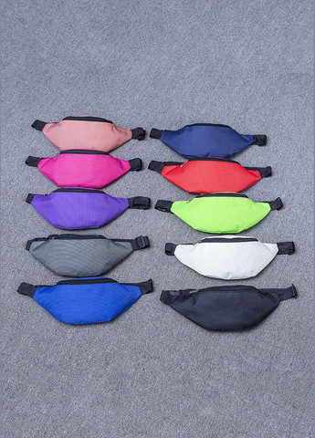 Поясна спортивна сумка бананка для бігу сіра No Brand (313235633)