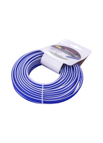 Волосінь для тримера 3.0 мм квадратна біло-синя для коса трави та сухості 15 м Рамболд (332206551)