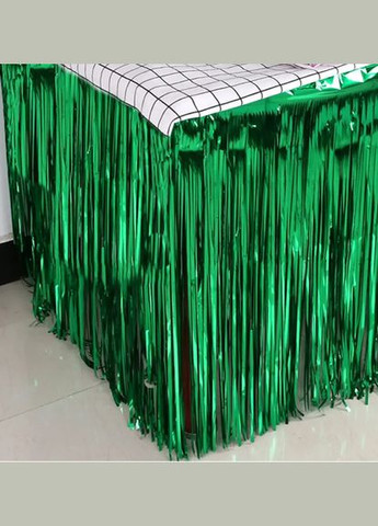 Дождик широкий на стену и стол 74 см на 274 см зеленый Jannet Дощик (316658528)