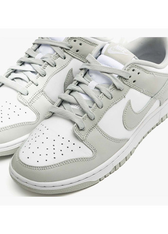 Серые демисезонные мужские кроссовки dunk low retro белый Nike