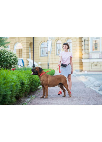 Поводок для собак WAUDOG Waterproof красный 15мм 122см водостойкий для прогулок и активностей ProDobro (373221381)