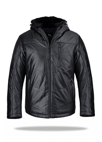 Черная зимняя куртка на верблюжьей шерсти мужская wf 2118 черная Freever