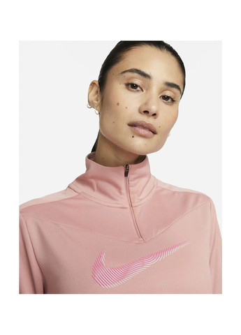 Кофта жіноча 1/4 Dri-Fit Swoosh Peach Nike (365961297)