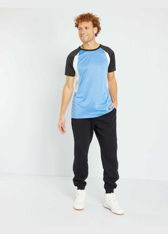 Комбинированная футболка sport,синий-белый-черный, Kiabi
