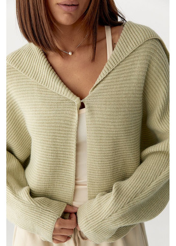 Мятный демисезонный кардиган Lurex