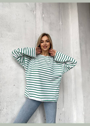 Лонгслив Оверсайз Турецька Двонитка No Brand (317638184)