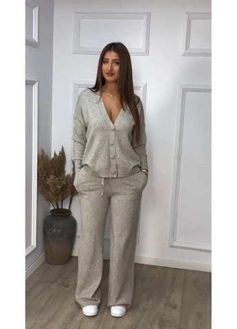 Женский костюм из ангорного трикотажа с пуговицами | ЗАМЕР В ОПИСАНИИ DK/DL Мода без кордонів (370682729)