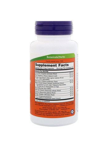 При менопаузе Menopause 90 вег капс Now Foods (359473752)