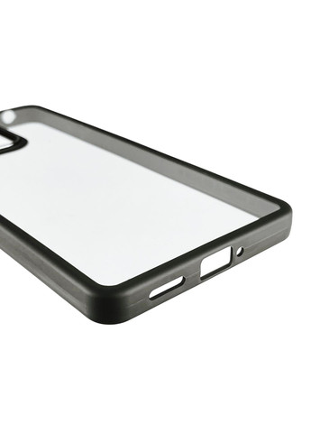 Чохол для Redmi Note 12 Pro 5G з кольоровими високими бортами на сяомі редмі нот 12 про 5г чорний Xiaomi (366020611)