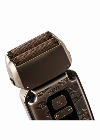 Електробритва-шейвер V-337 бездротова з двома голівками для гоління, бронза VGR (315636641)