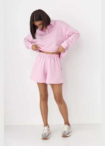 Костюм с шортами и свитшотом-поло Lurex Костюм-двойка (334016730)