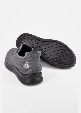 Сірі Осінні кросівки чоловічі сірого кольору на шнурівці текстиль Let's Shop