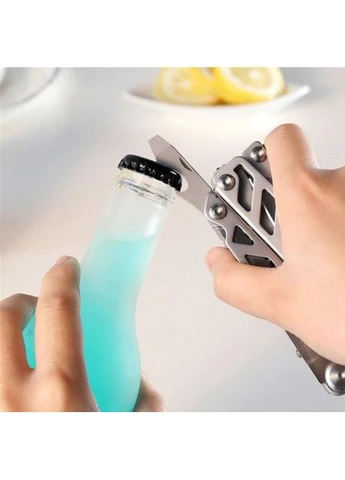 Мультитул Flagship Pro Liner lock Silver (KT5020) [68821] NexTool (401536562)