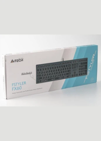 Клавиатура Fstyler FX60 White Neon backlit A4Tech (332957826)