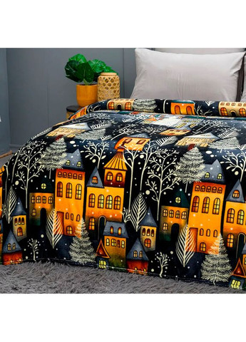 Плед флис Зимний городок 150x200 см Love You (369621730)