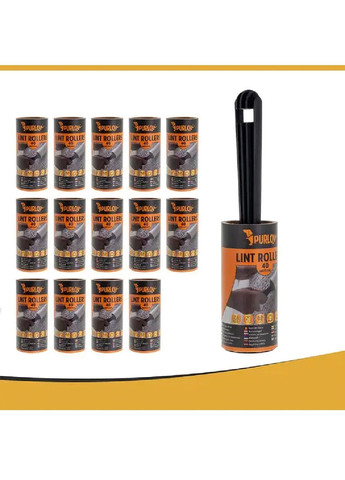 Комплект набір липких валиків роликів для очищення одягу салону автомобіля від сміття вовни 15 рулонів 21х4,5 см (481477-Prob) Unbranded (362144914)