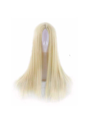 Ровный аниме парик 70см без челки "Блондинка" No Brand (288539145)
